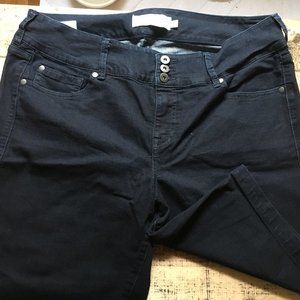 Jegging Bermuda Short - Super Stretch Dark Wash